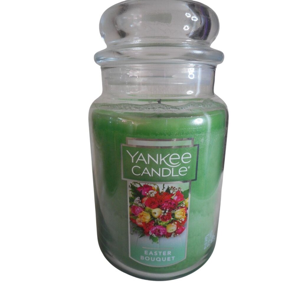 Retired Yankee Candle Easter Bouquet 22 oz Large Jar